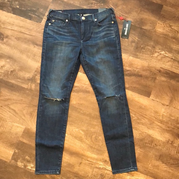 TRUE RELIGION Mid Rise Super Skinny Jeans - Picture 1 of 7